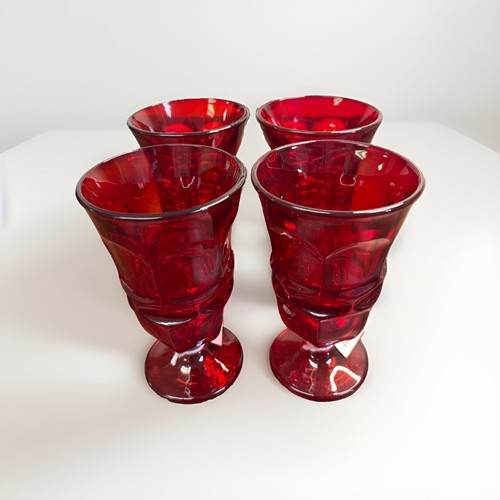 Fostoria argus ruby red iced - argus,