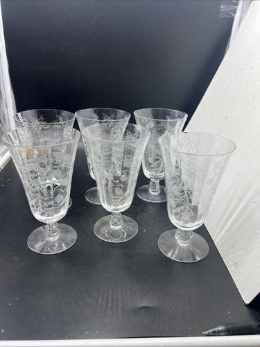 Six iced tea - iced, glasses